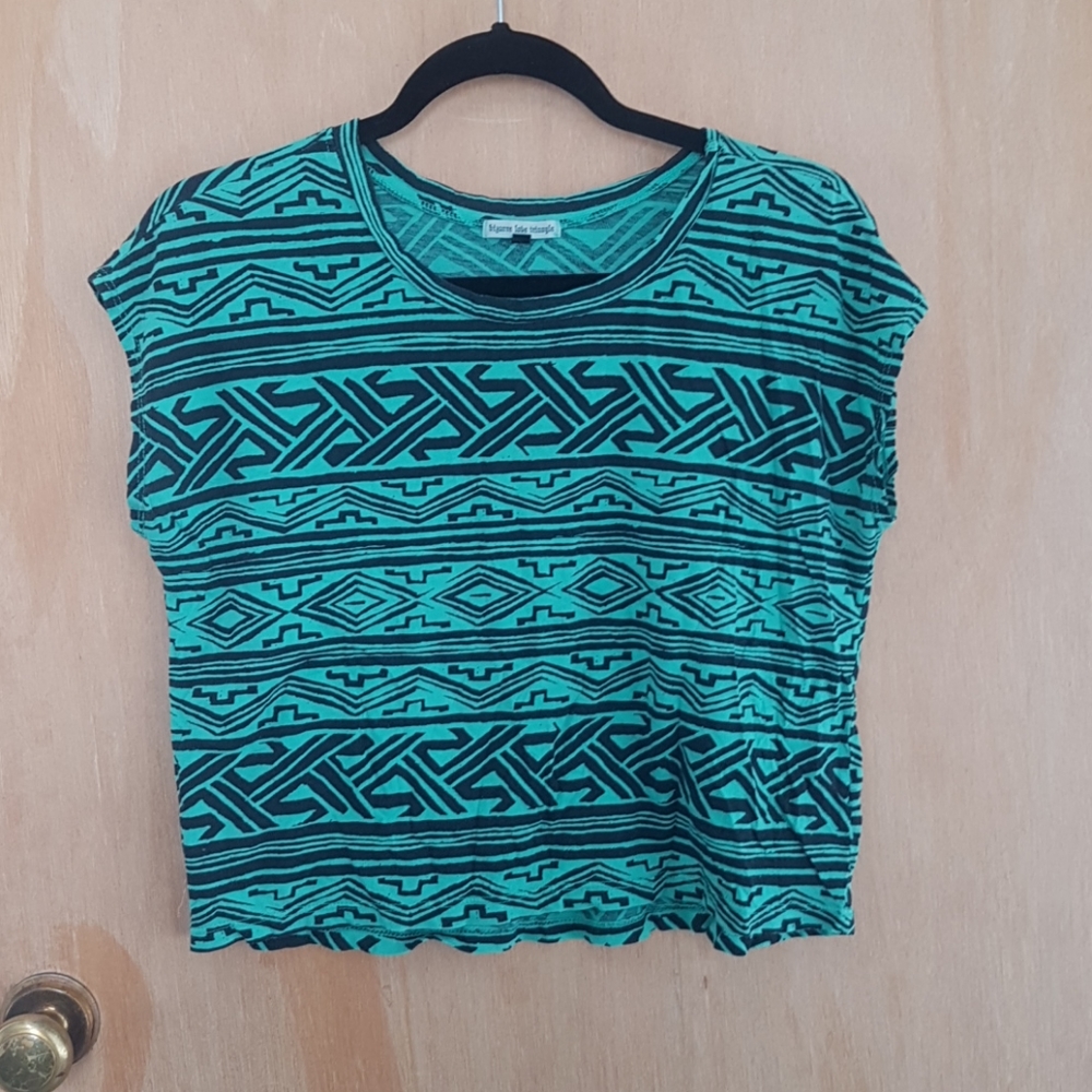 Cropped box tee